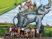 Mili goście z Ukrainy na terenie Nadleśnictwa Gryfice